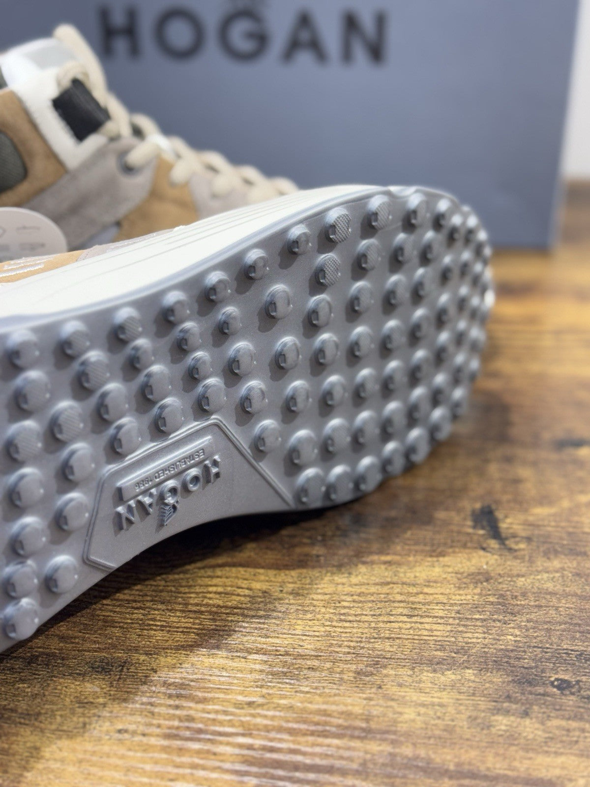 Hogan Hyperlight Trek   Pelle  Beige  Memory Foam Casual Hogan   Uomo 40
