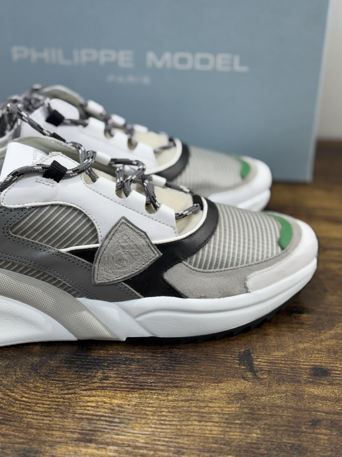 Philippe Model  Ezel  Sneaker Pelle Bianca   Casual Uomo 43