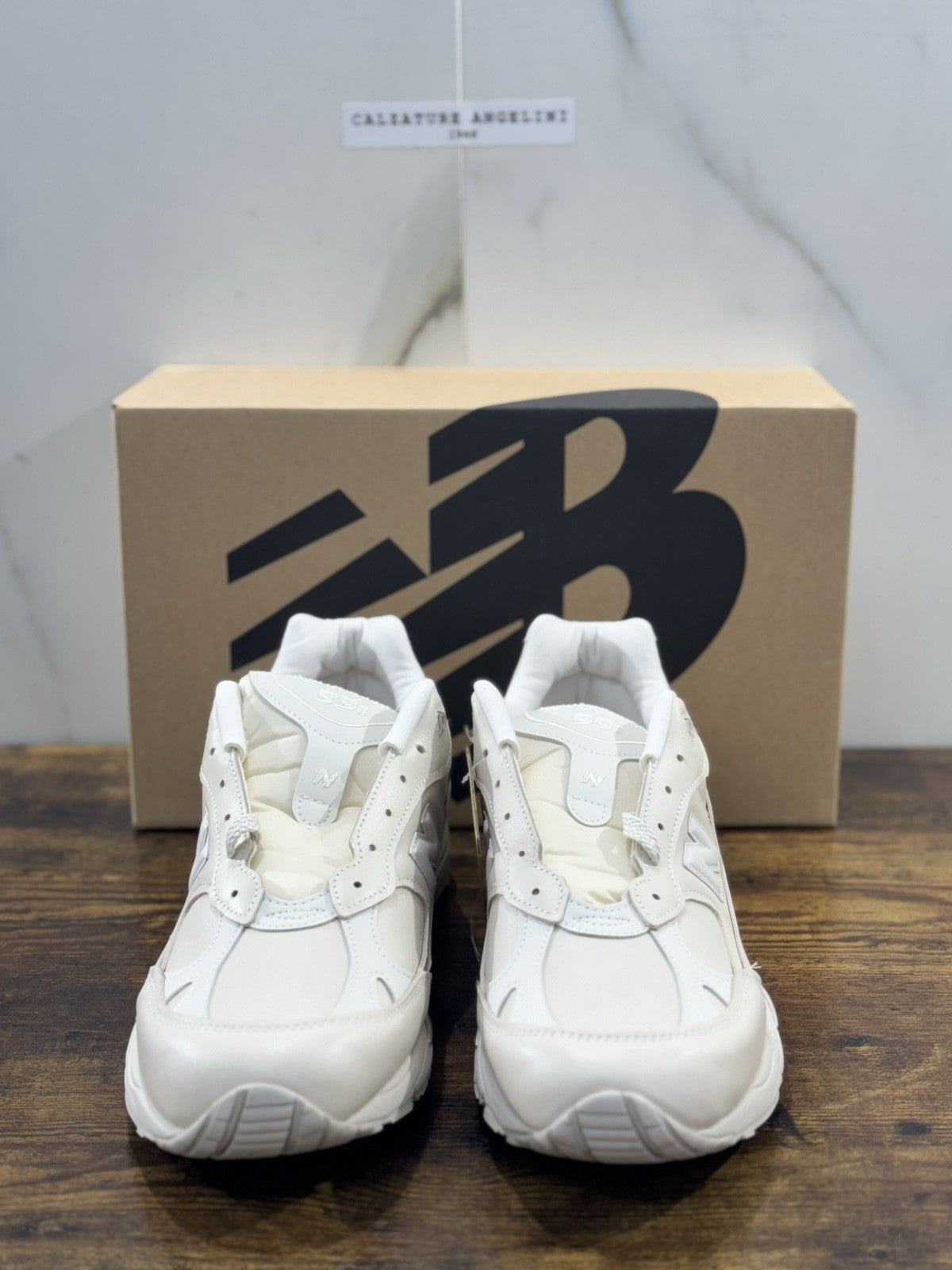 New Balance 991 Made In Uk Limited Edition 100% Leather White Icon 45