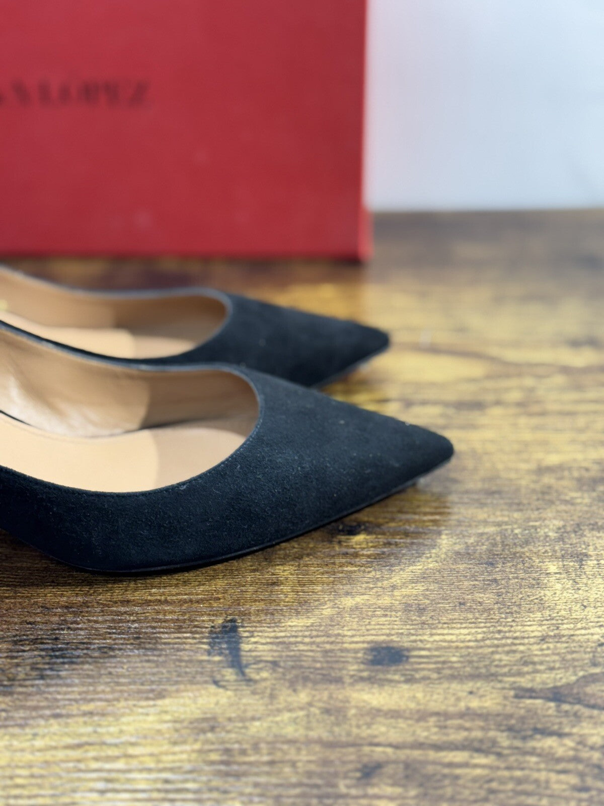 Pura Lopez Decollete’  Donna Pelle Nero  Casual Shoes 38.5