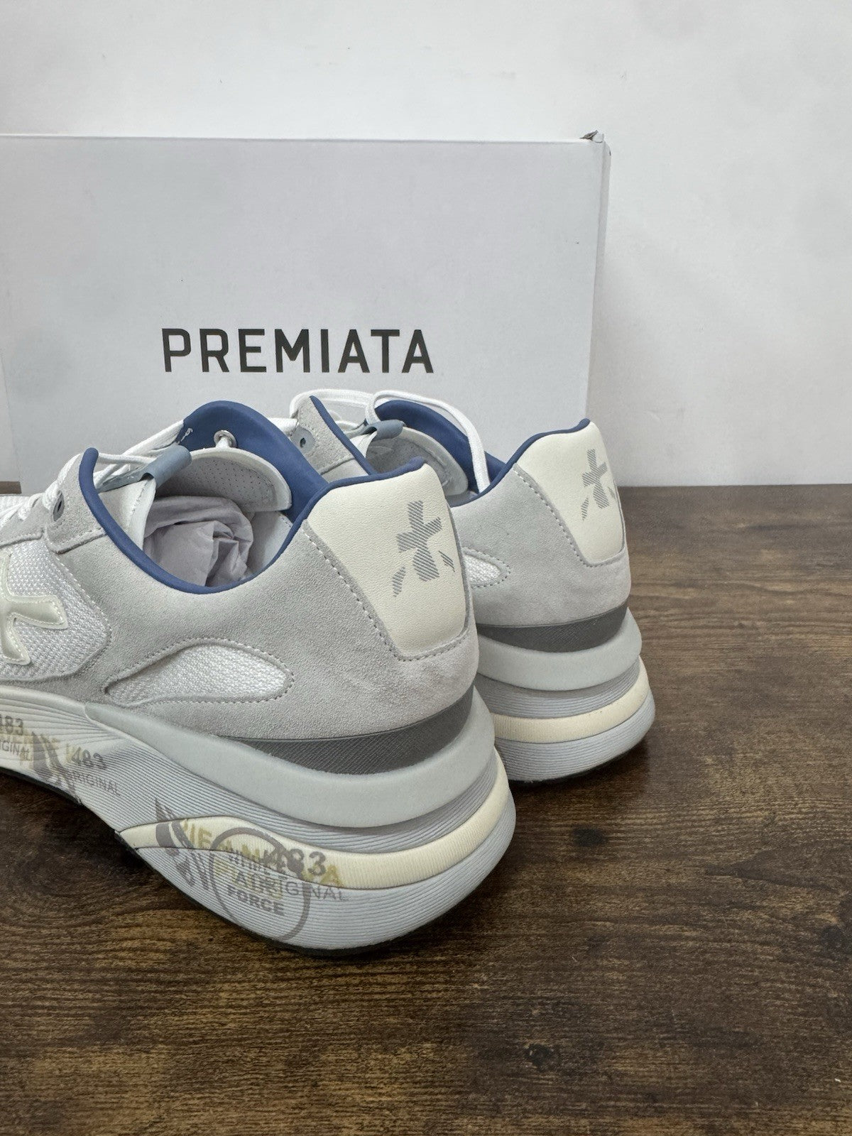 Premiata Moerun Sneaker Suede Grey Casual Premiata Uomo 45