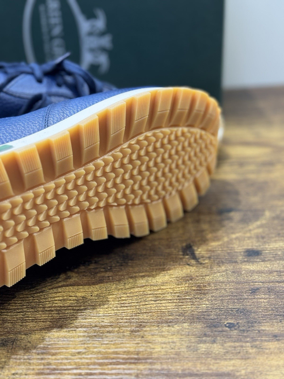 Green George Sneaker Pelle Blu Uomo Ultra Flexible 44