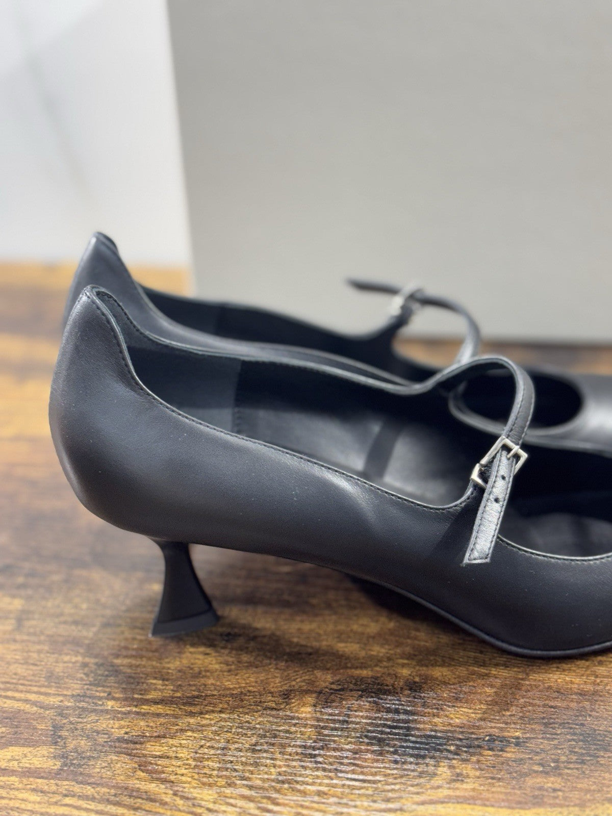 Sergio Levantesi Décolleté Pelle Nero  Luxury Made In Italy Donna 41