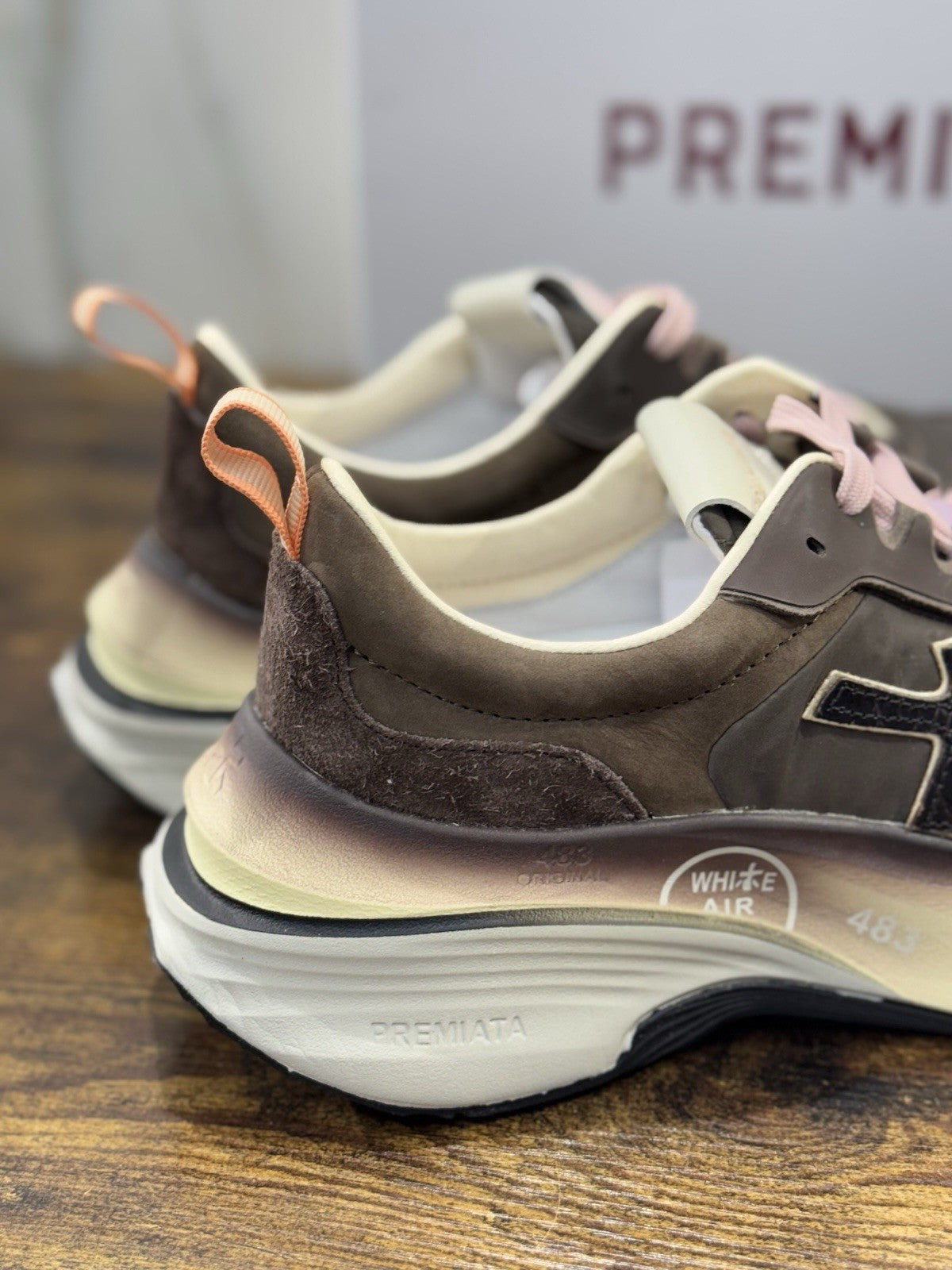 Premiata Sneaker Hill Marrone Casual Premiata Scarpa Donna 39