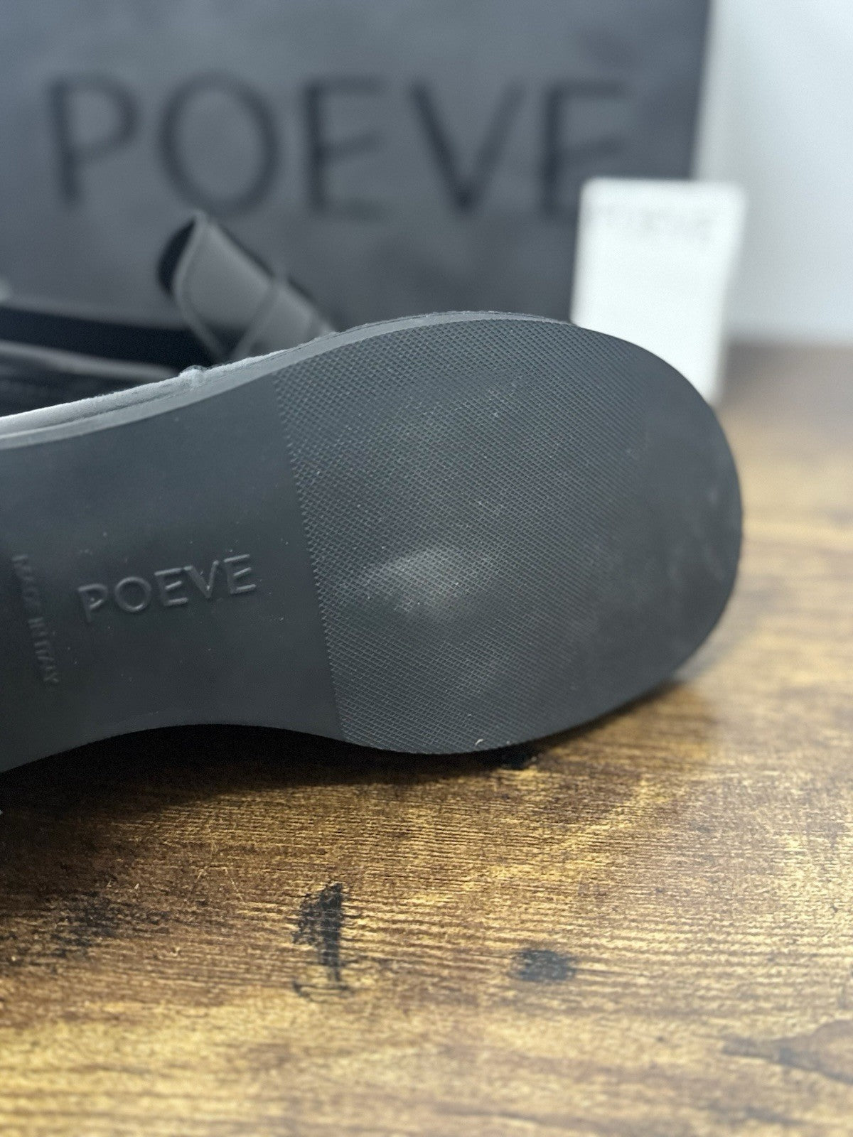 Poeve Mocassino Pelle Nero Causal Donna 40