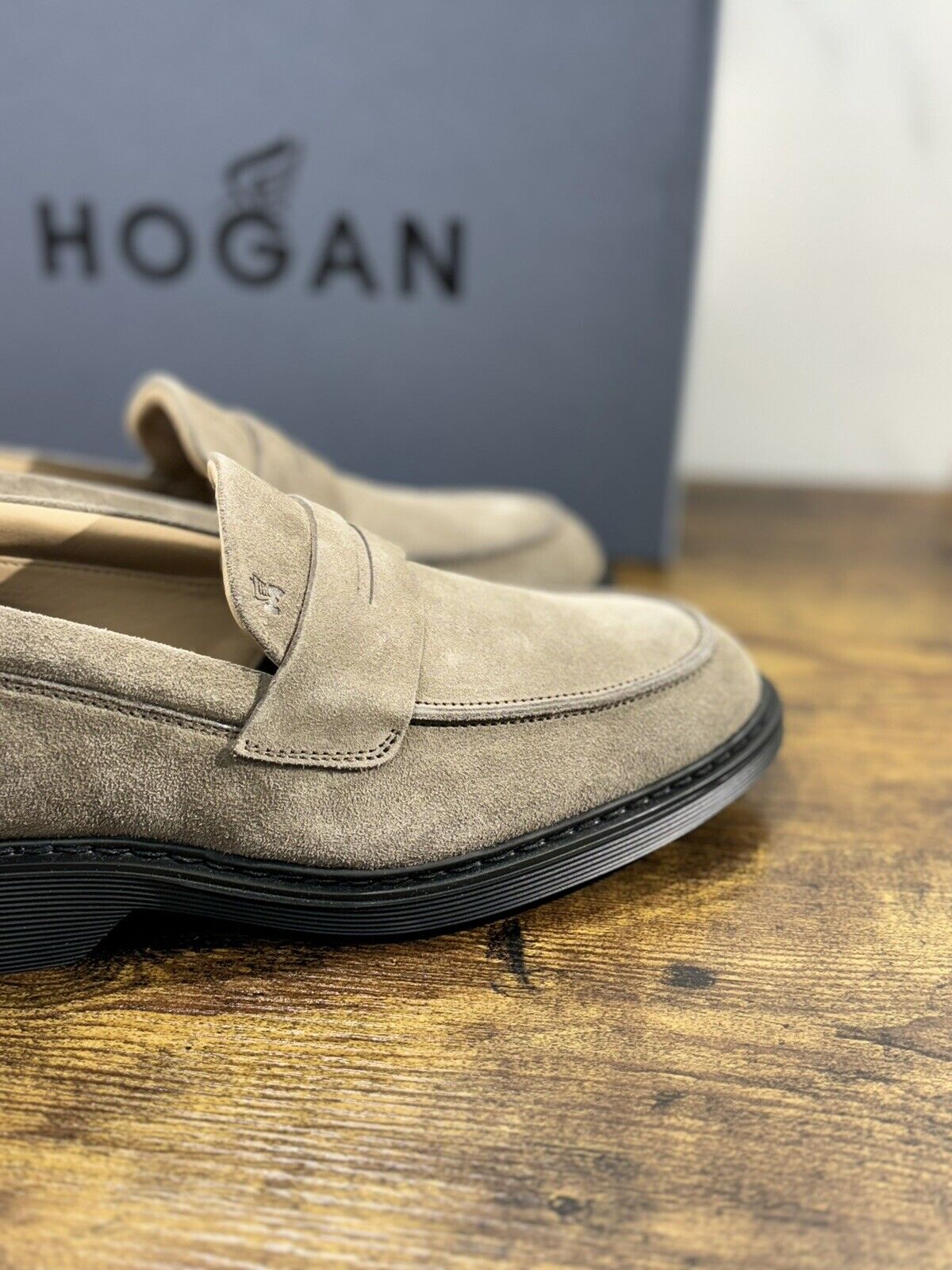 Hogan H576  Mocassino   Uomo Suede Palude    Extra Light Casual Hogan 42