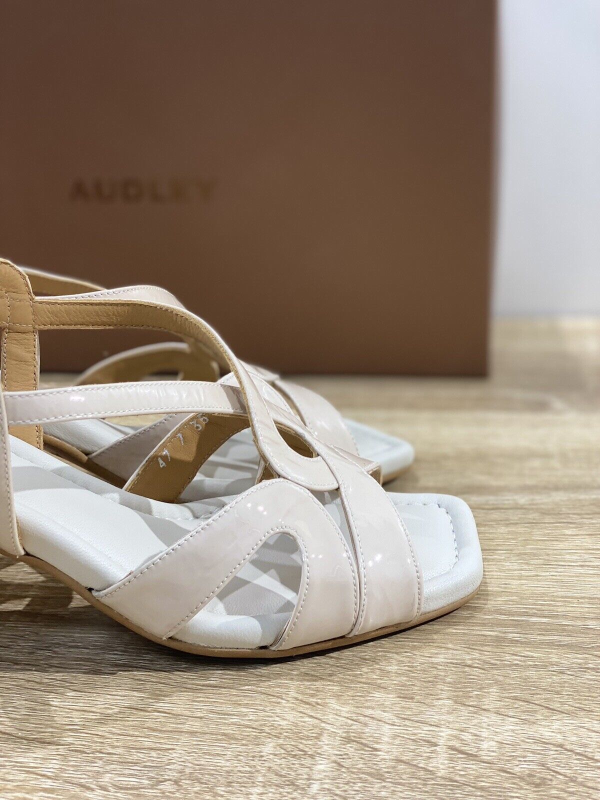 Audley London Sandalo Donna In Pelle ARCE Super Soft Con Tacco 35