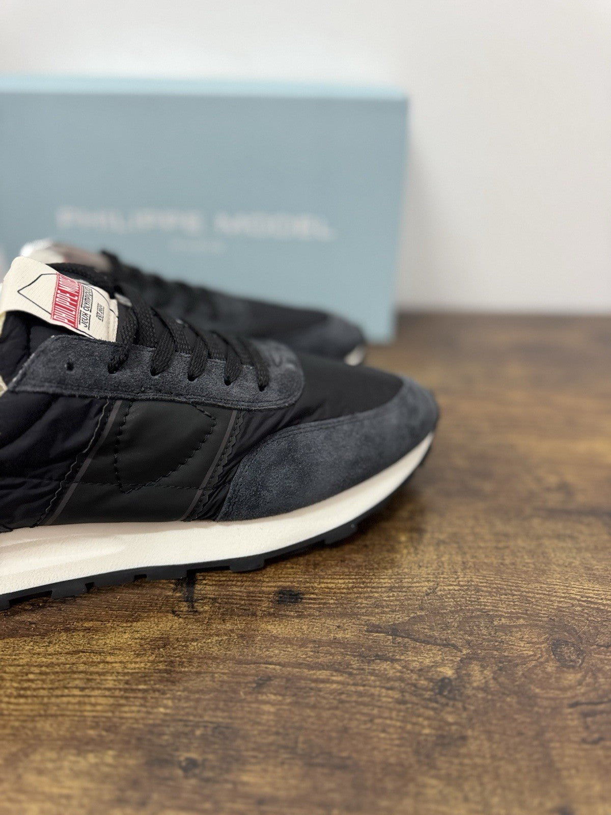 Philippe Model Tour  Low  Sneaker Pelle Suede Blu        Casual Uomo 45