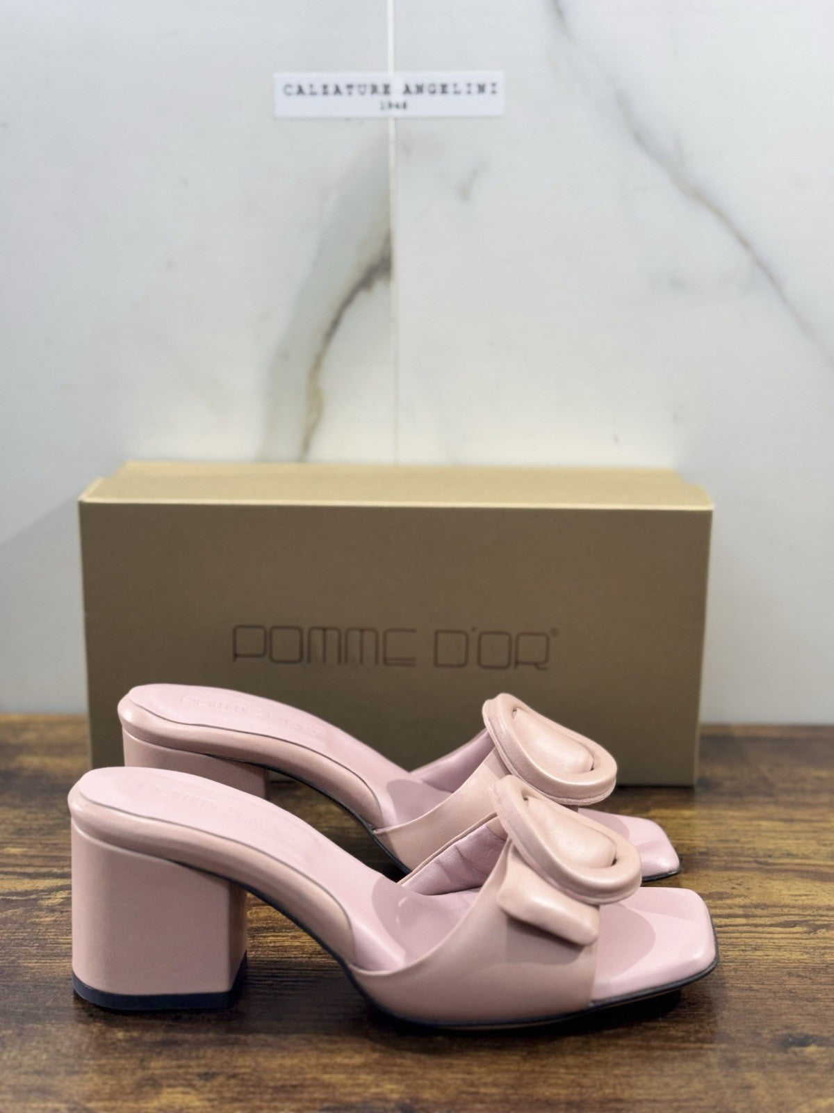 Pomme D’or Sandal  Pelle New Nude     Luxury Handmade Woman Pomme D’or Donna 40