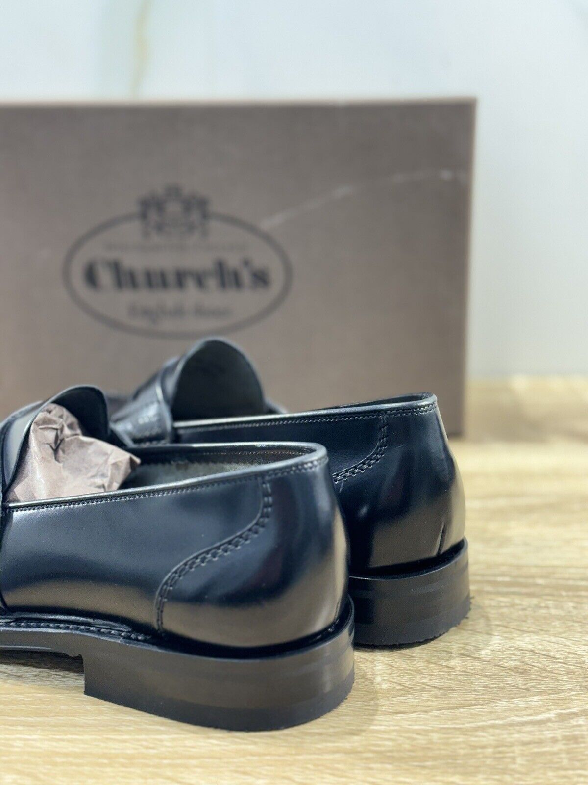 Church’s Mocassini Uomo Pelle Nero Polish Binder Men Shoes Church’s 40