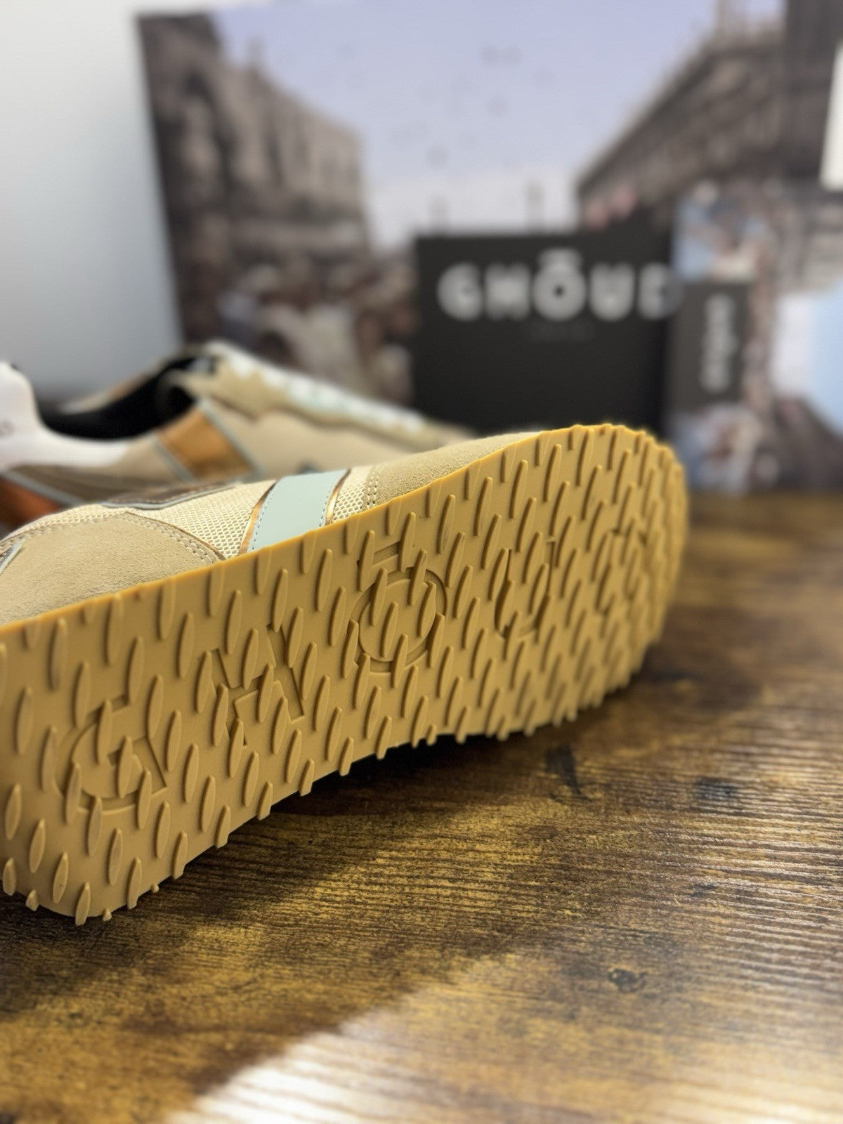Ghoud Sneaker Donna Rush  Pelle Beige   Casual Woman Sneaker 35