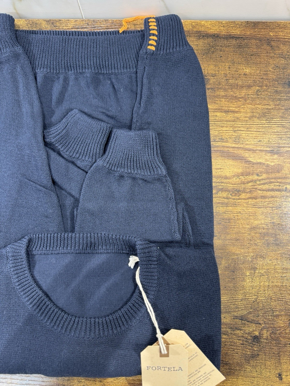 Fortela Round Neck Maglione  Icon Fortela Men Sweatshirt Blu Uomo M