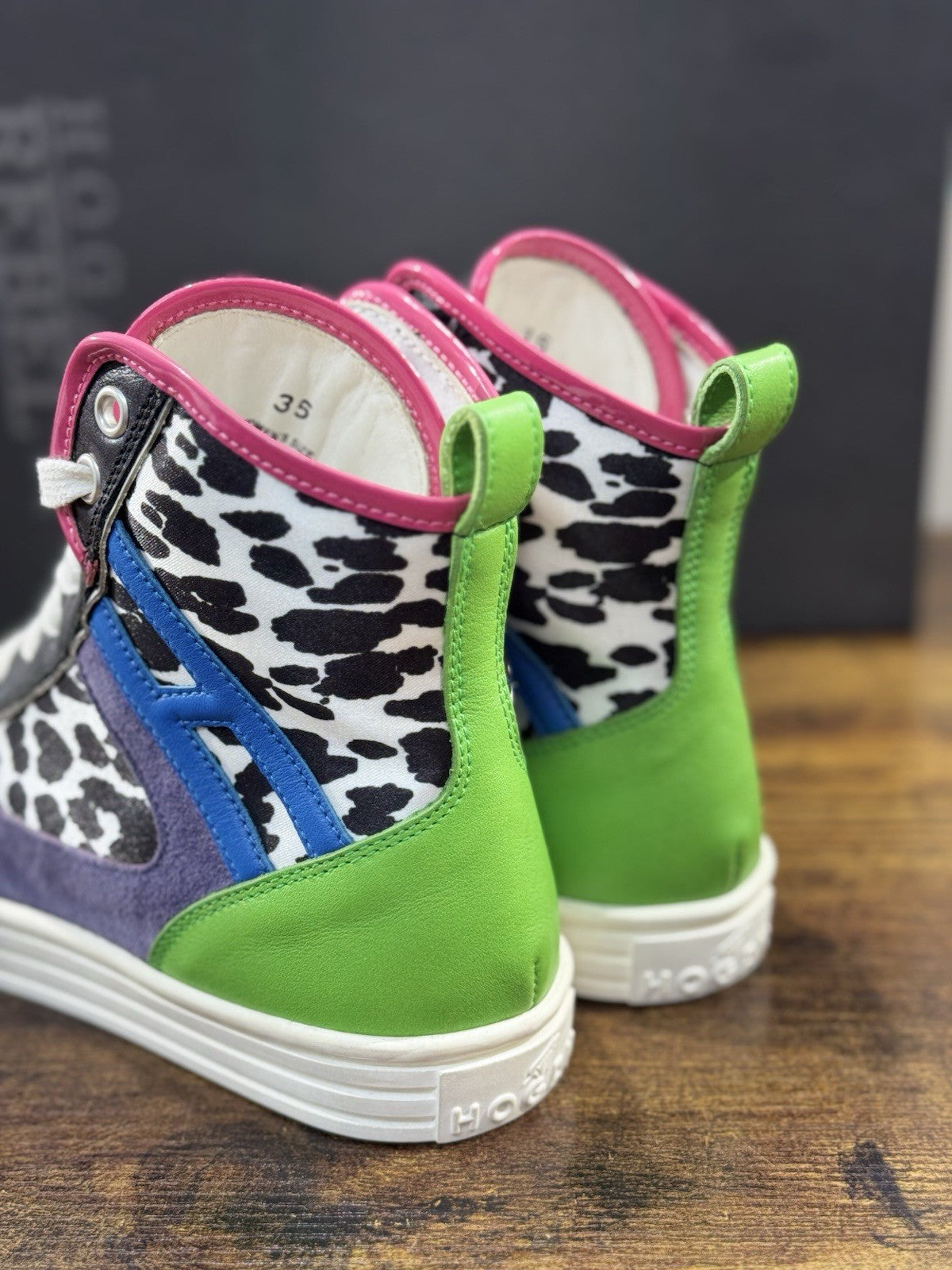 Hogan Rebel Sneaker Bianco Multicolor  Casual Hogan Donna 35