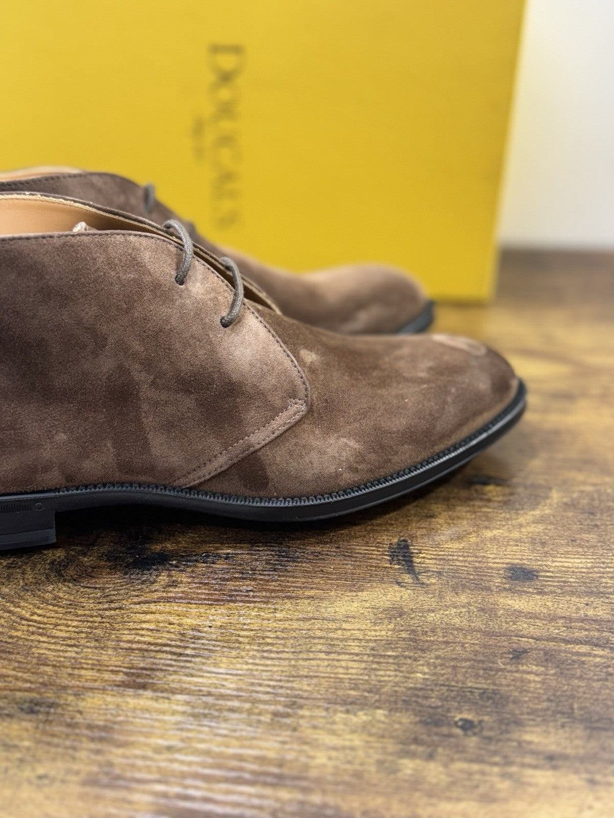 Doucal’s Polacchino Suede Marrone   Luxury Doucal’s Scarpa Uomo 43