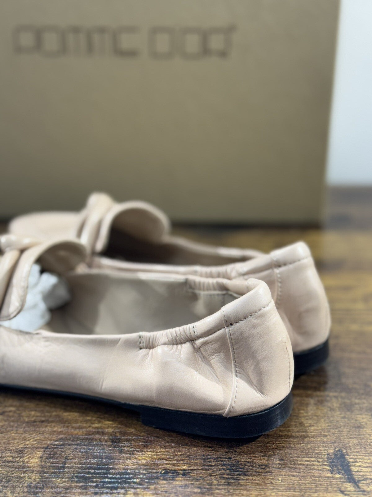 Pomme D’or Mocassino  Donna Pelle Beige    Handmade Woman Pomme D’or 36.5