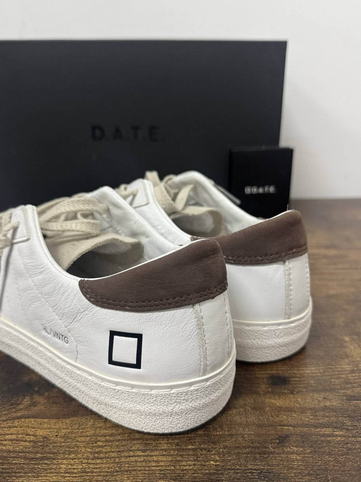 D.a.t.e. Hill Low Sneaker Pelle Bianca Casual Uomo 40
