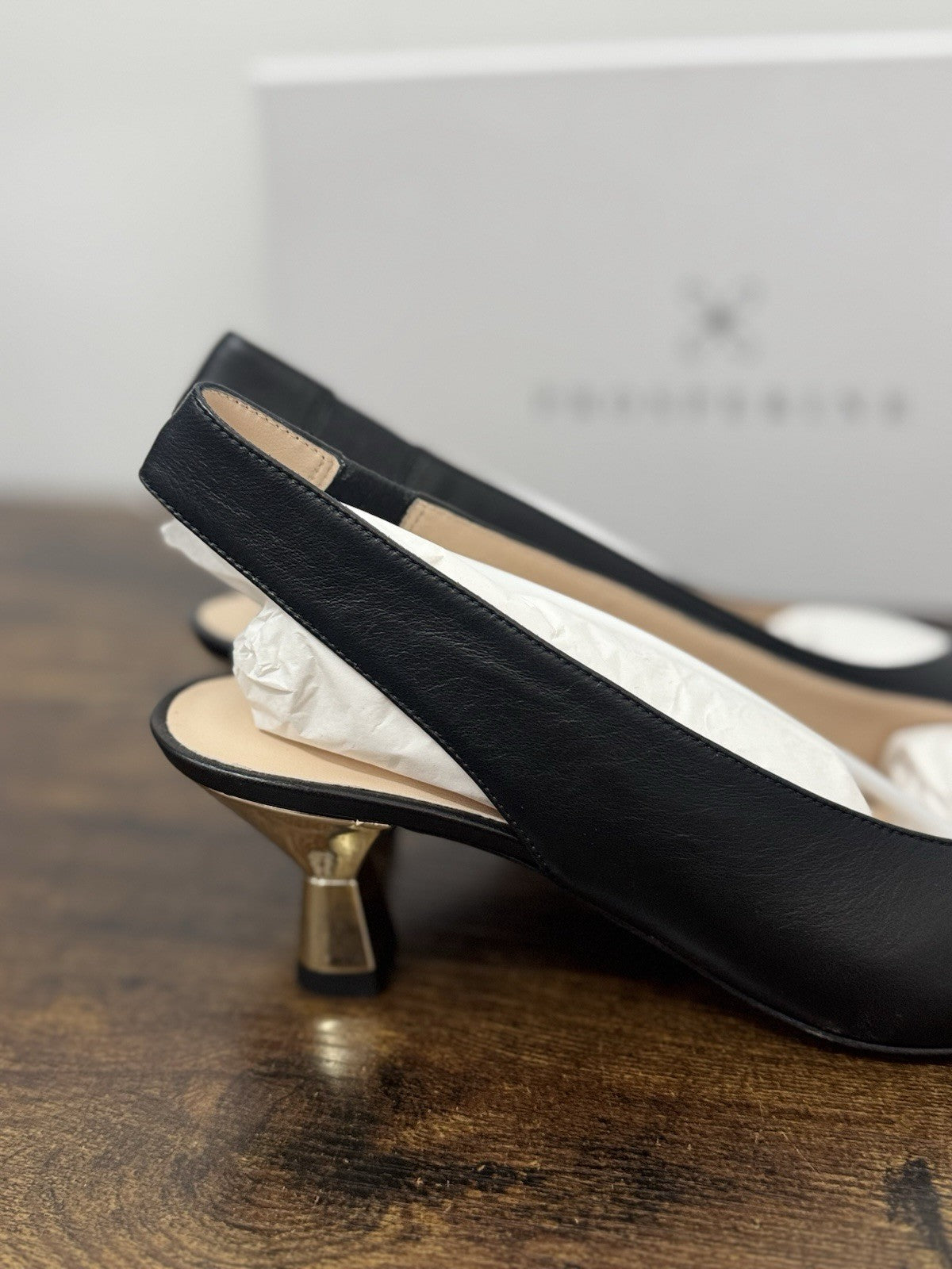 Prosperine Sling Back  Pelle Nappa  Nero    Casual Scarpa Donna 39