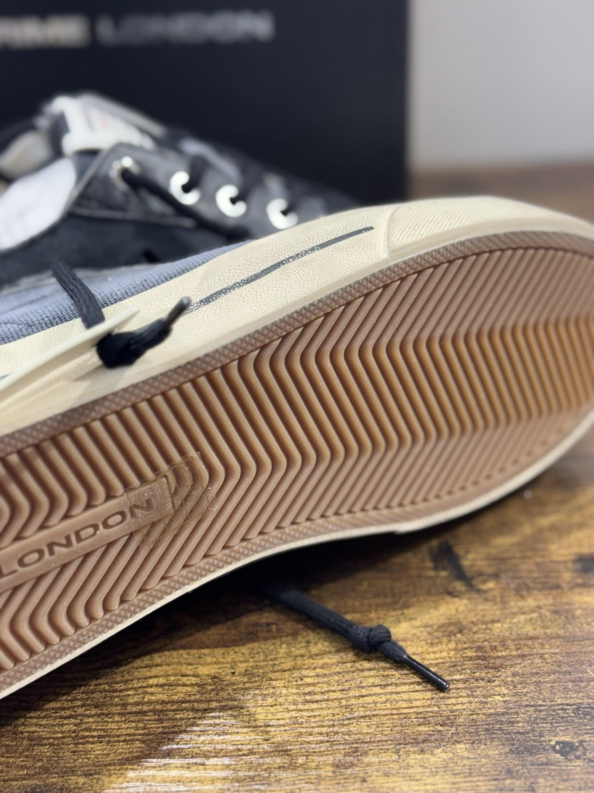 Crime London Sneaker Recut Low Canvas Nero Causal Uomo 43