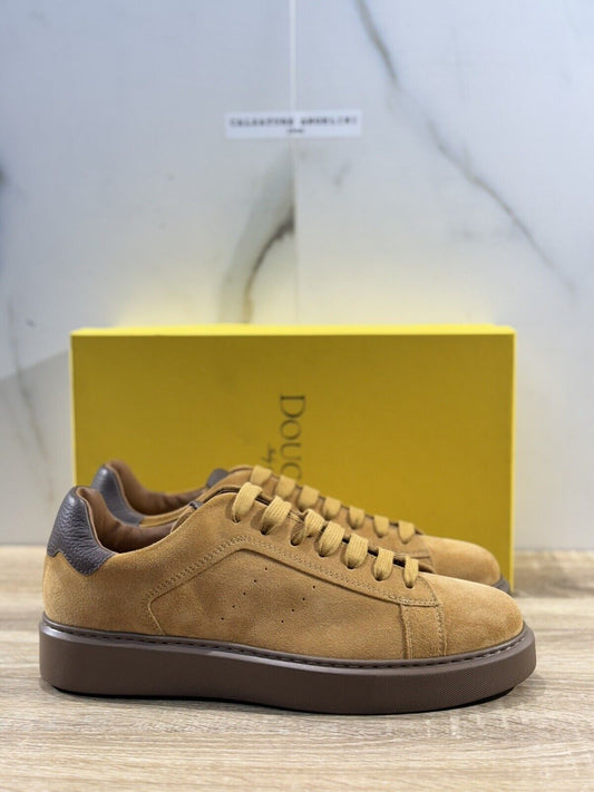 Doucal’s Sneaker  Uomo Clay  Pelle Suede Cotto Luxury Men Doucal’s 44