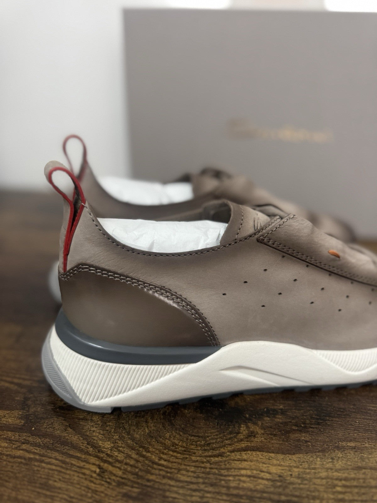 Santoni Innova Sneaker Pelle Nabuk    Casual Luxury Santoni Scarpa Uomo 44