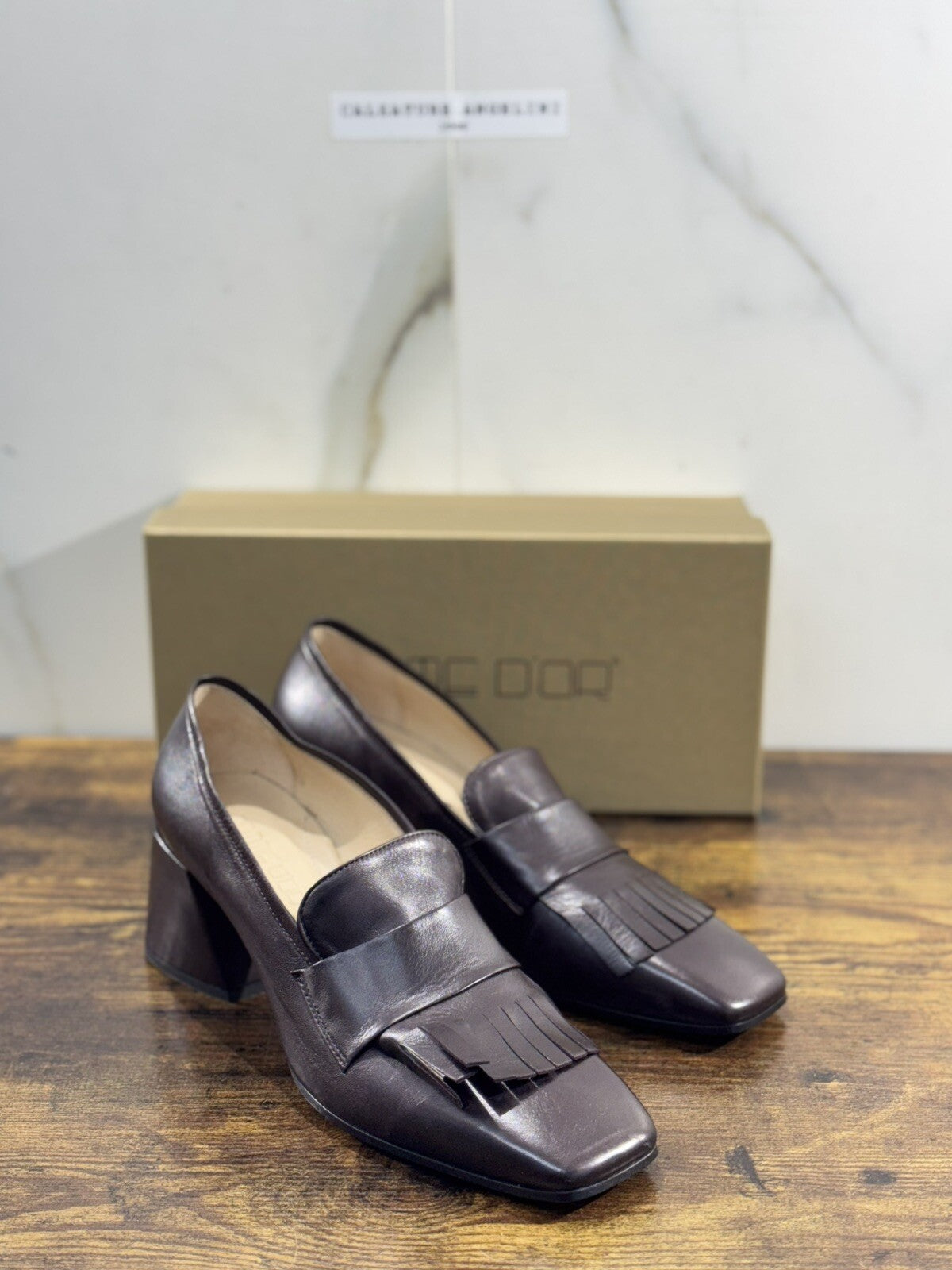 Pomme D’or Mocassino  Donna Pelle Plum      Handmade Woman Pomme D’or 39