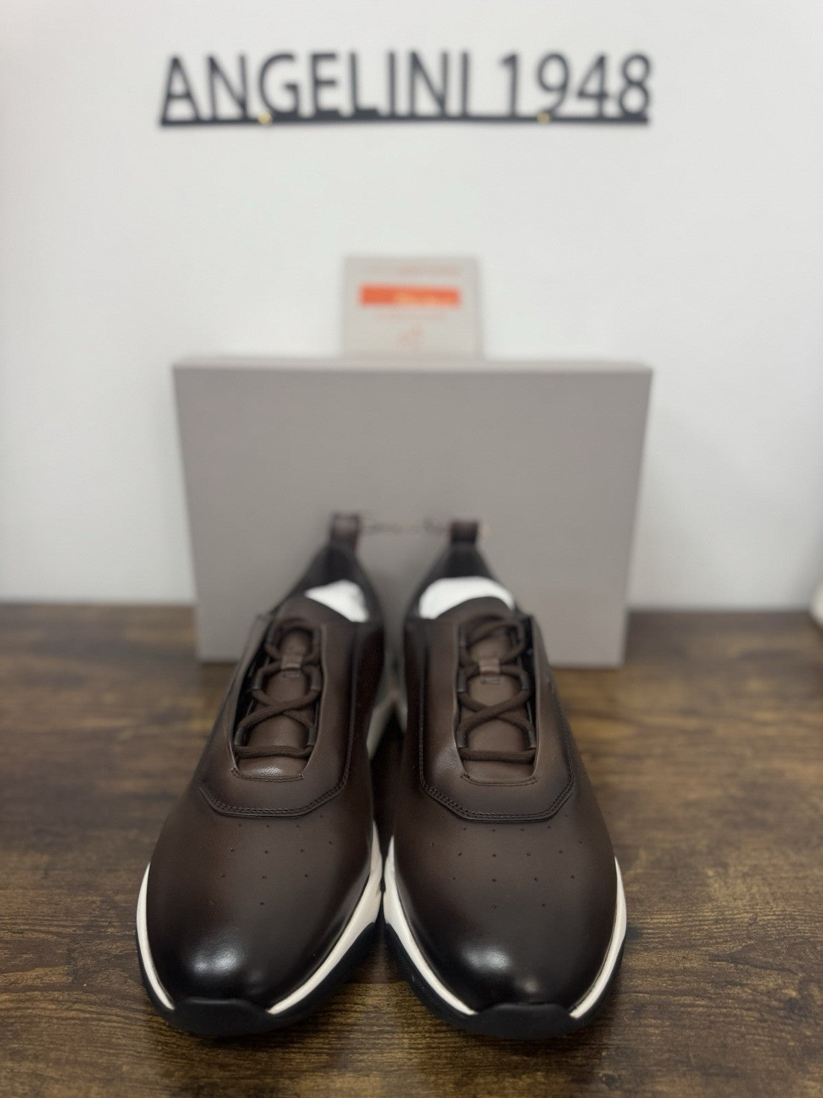 Santoni Innova Sneaker Pelle  Soft    Casual Luxury Santoni Scarpa Uomo 45
