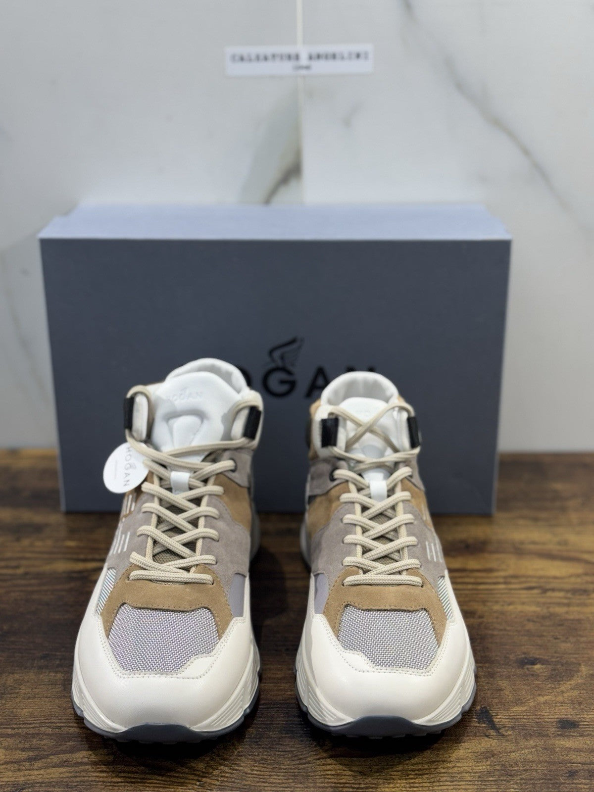 Hogan Hyperlight Trek   Pelle  Beige  Memory Foam Casual Hogan   Uomo 40