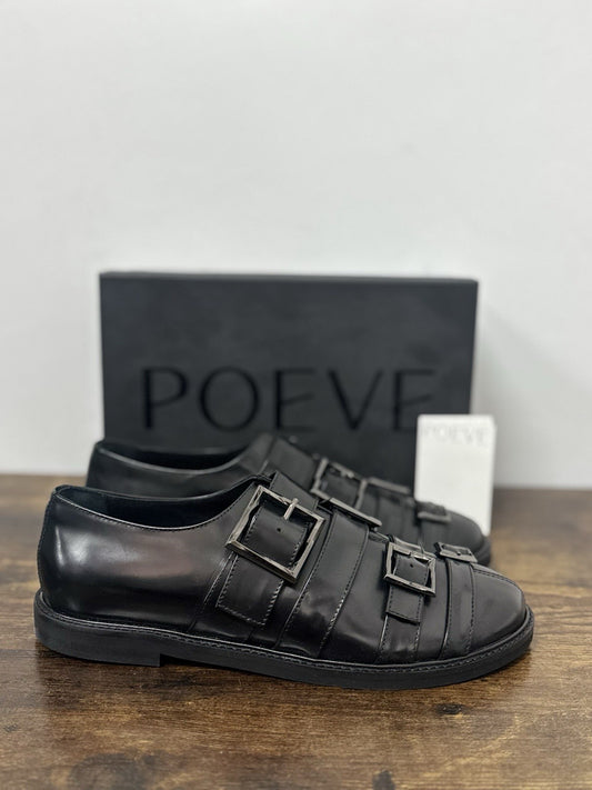 Poeve Mocassino Pelle Nero Causal Donna 38