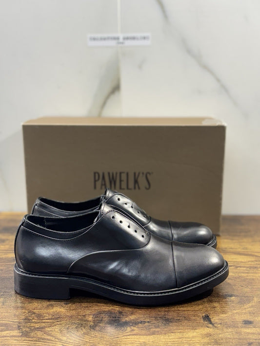Pawelk’s Derby Oxford Uomo Pelle Nero   Hand  Made  Made  In Italy Derby 40