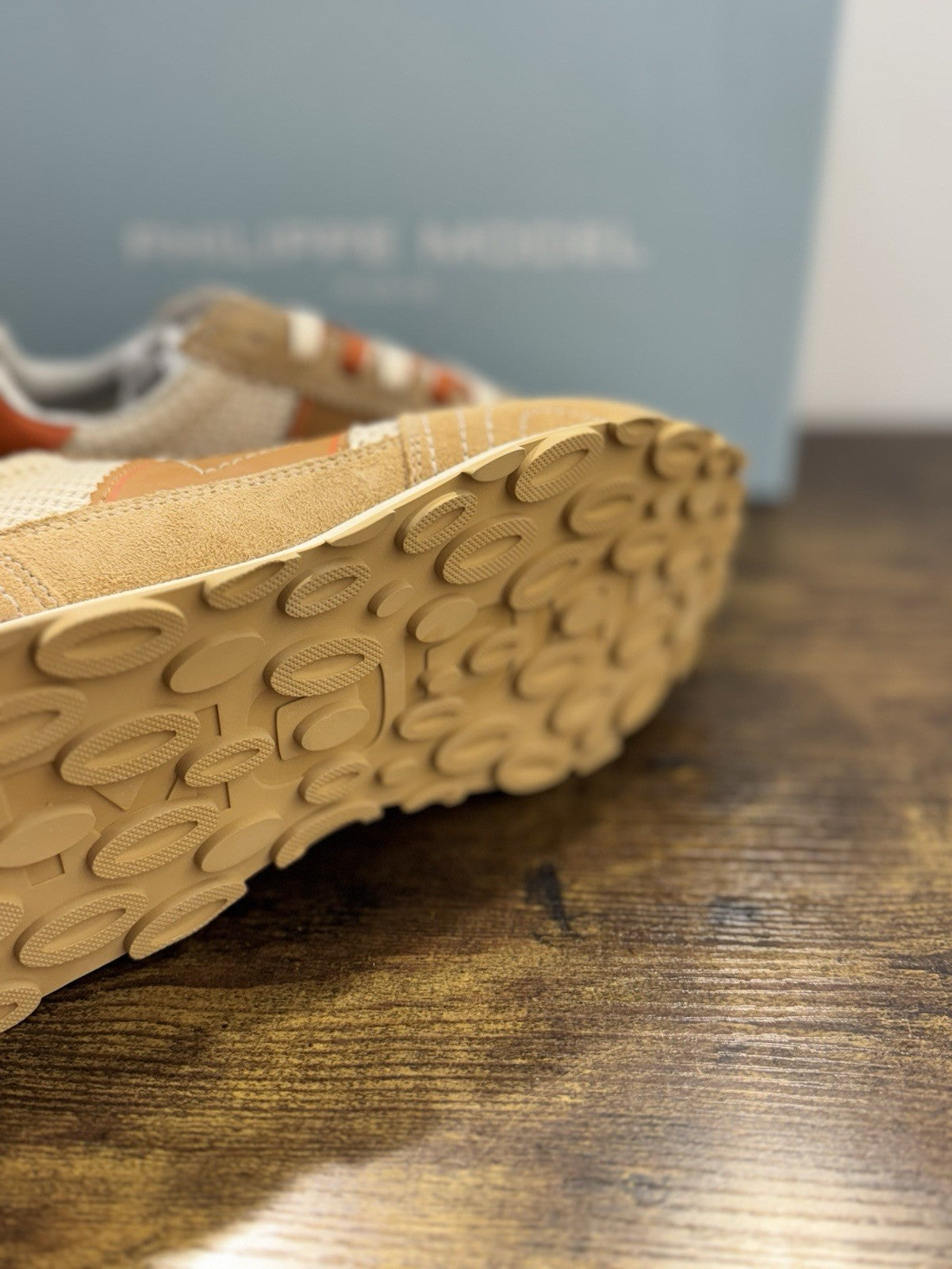 Philippe Model Tour Low Sneaker Pelle Sabbia    Casual Uomo 45
