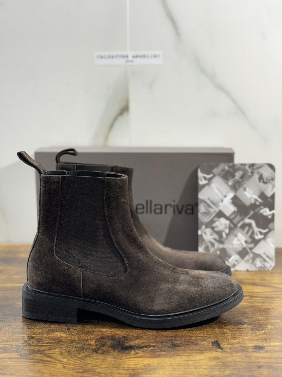 Laura Bellariva Stivaletto  Donna Suede Brown Chelsea Boot Woman 38