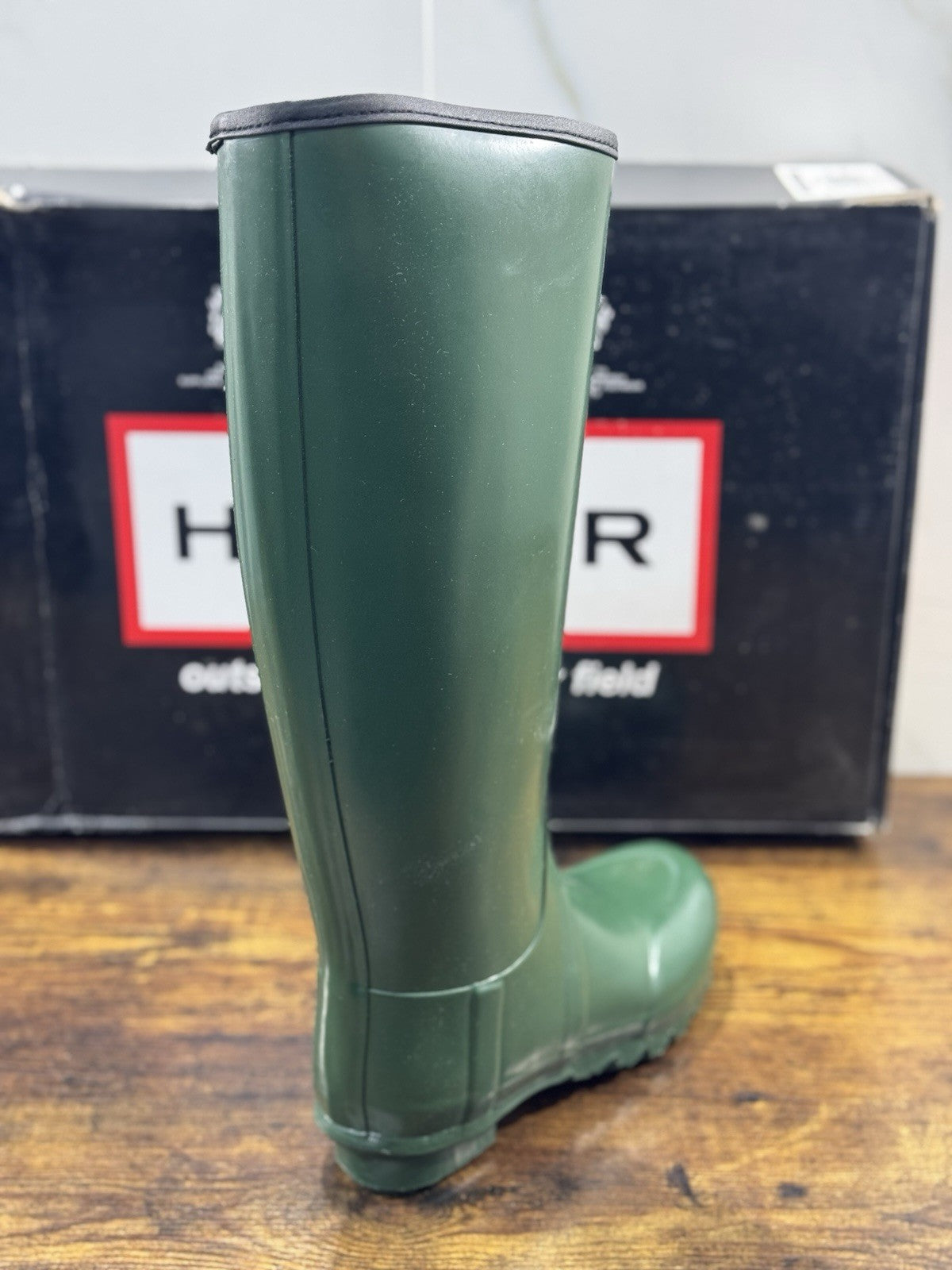 Hunter Stivale Da Pioggia Gomma Verde Icon Boot Rain Donna 38