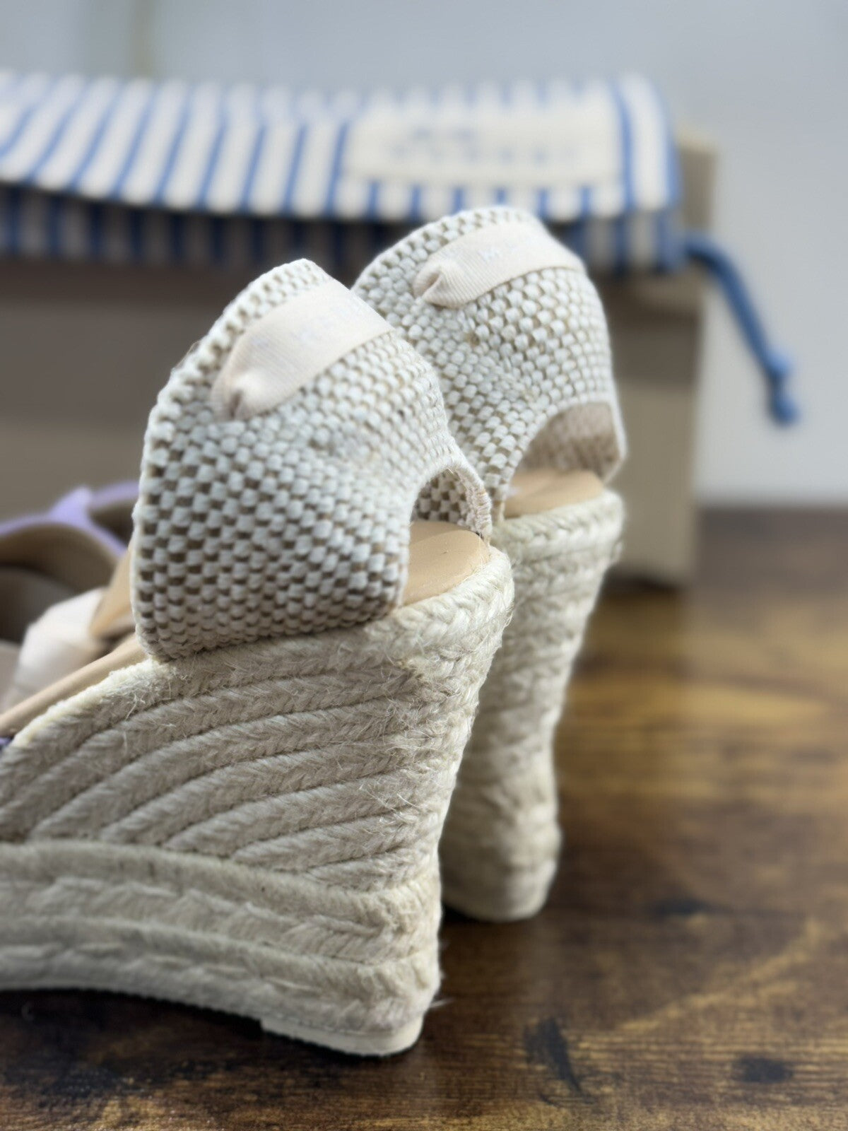 Manebi’ Sandalo Donna Zeppa Lilla Suede Casual Manebi’ Summer Icon 39