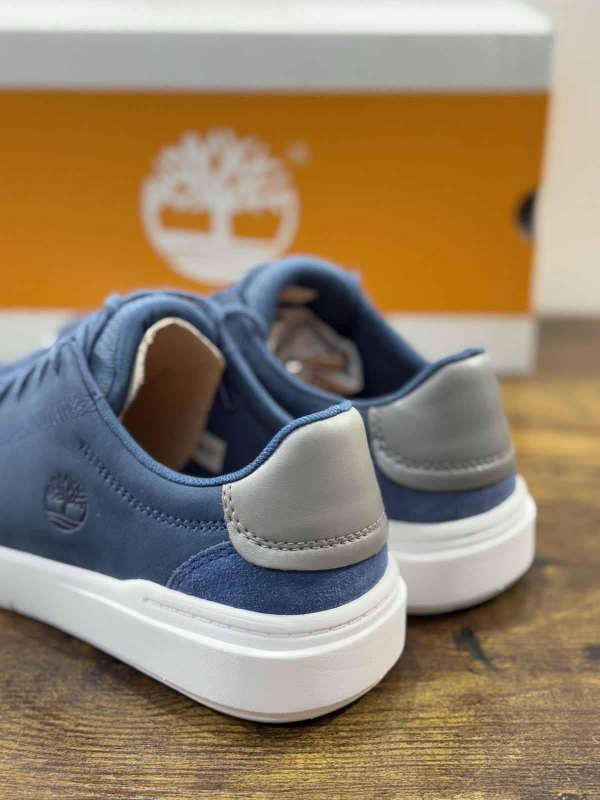 Timberland Seneca Bay Sneaker Pelle Blu  Casual Extra Light Uomo 42