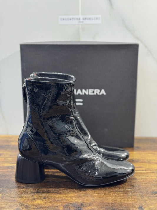 HALMANERA Stivaletto Donna Caren   Pelle    Con Tacco Casual Handmade Boot 41
