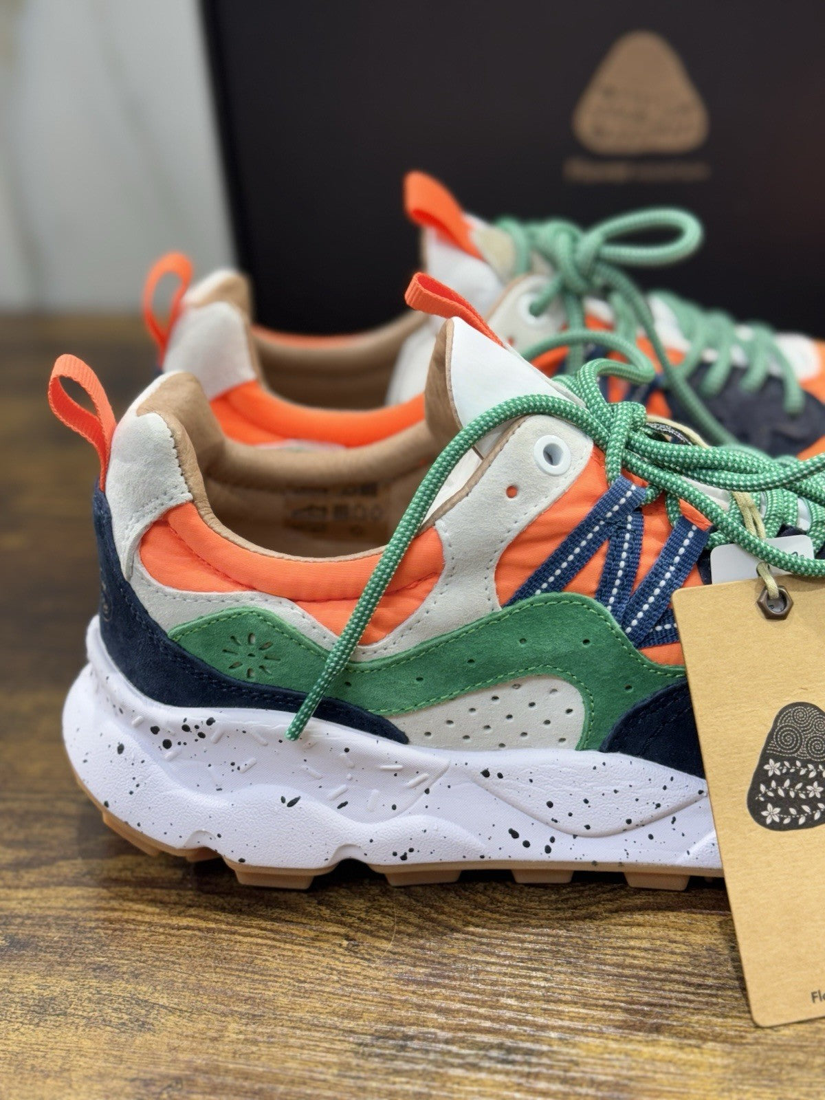 Flower Mountain Yamano 3 Blu Orange   Casual Uomo 43