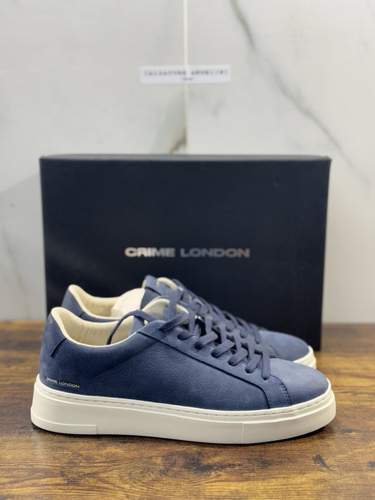 Crime London Sneaker Uomo Extra light        Pelle  Blu   Casual Men Shoes 40