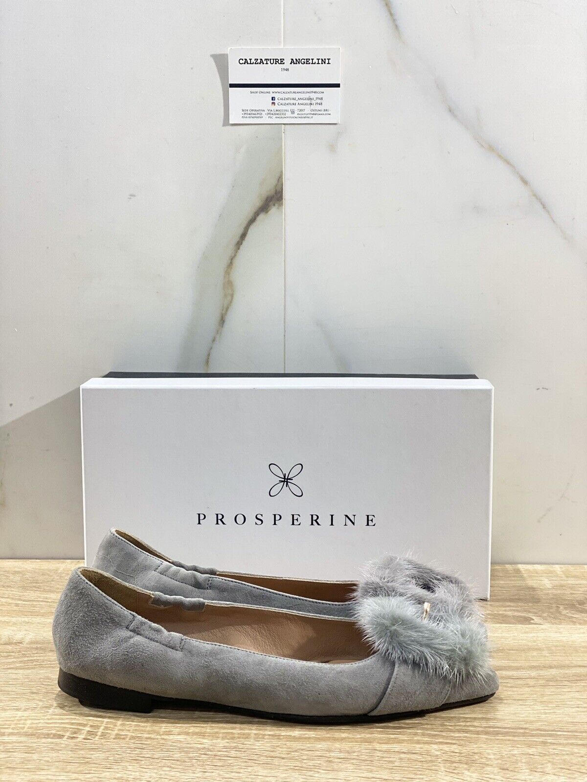 prosperine ballerina donna 7563  Suede  Grigio   lavorazione sacchetto 37