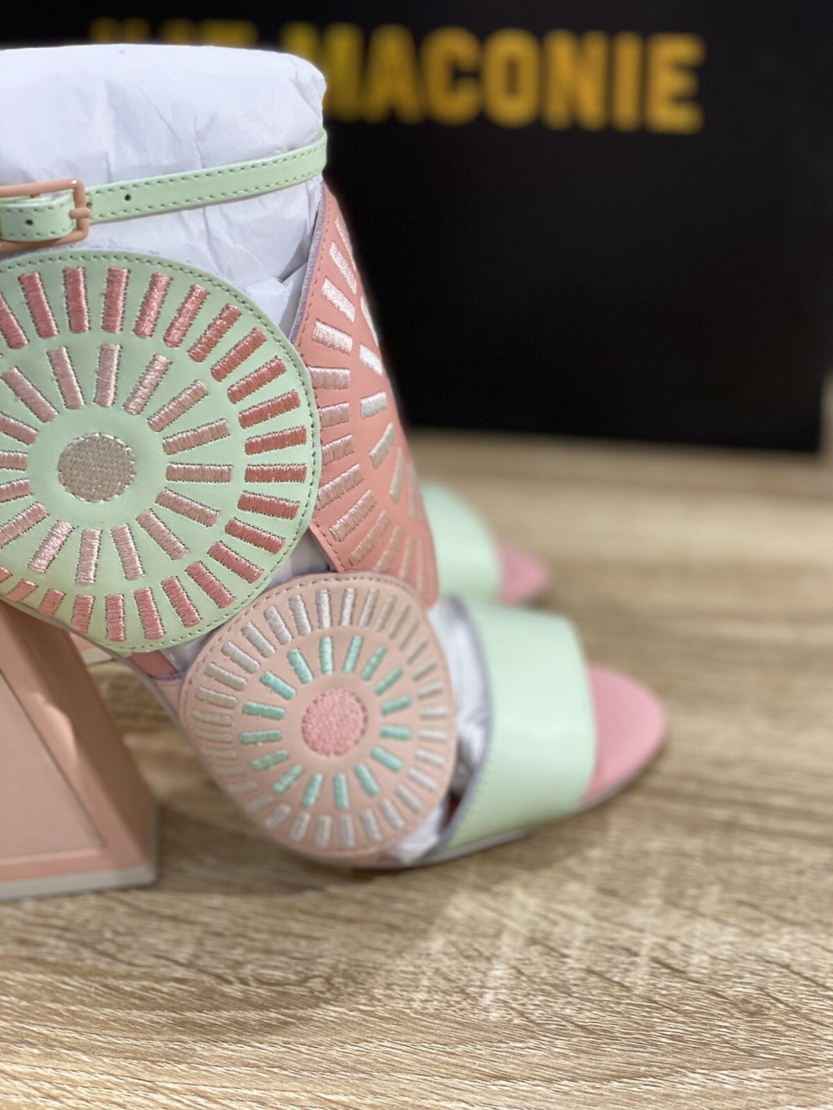 Kat Maconie Sandalo donna main Frida  Rosa Verde  multi 37
