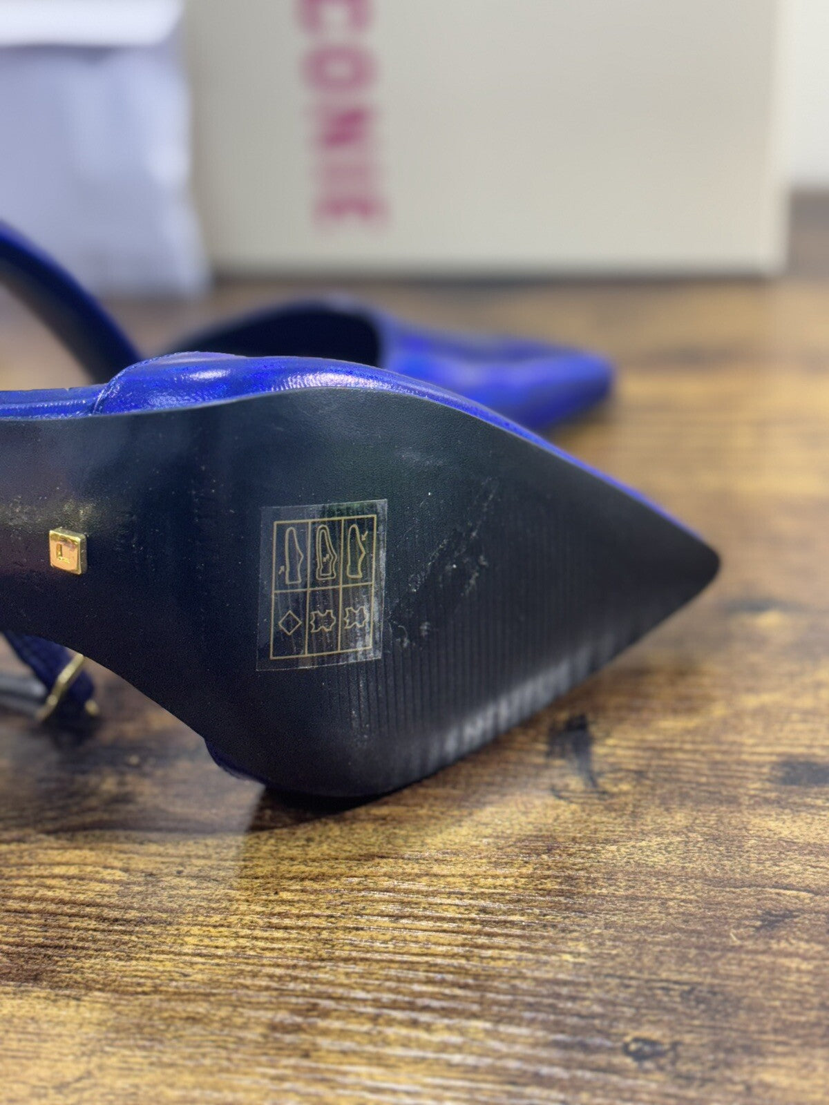 Kat Maconie Sandalo Donna Jojo Tacco Oro Casual Kat Maconie Sandal Pelle Blu 37
