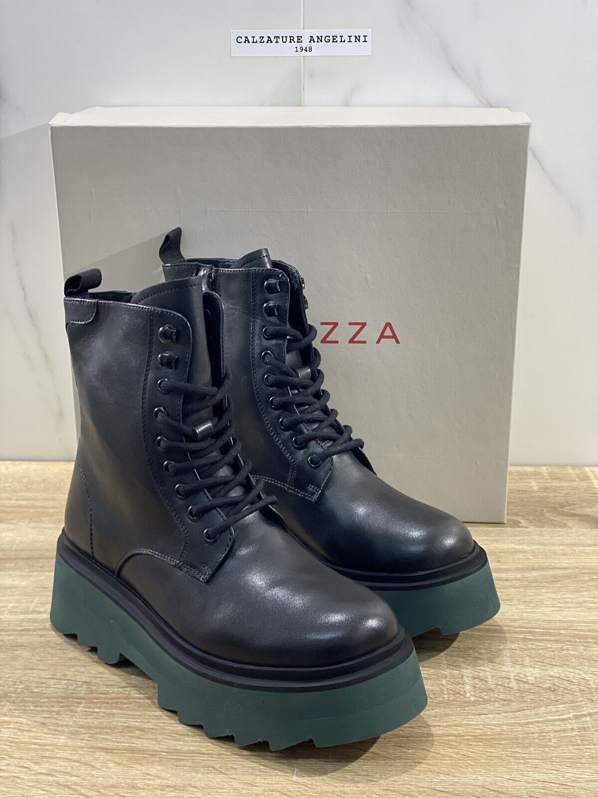 Apepazza Anfibio donna louise in pelle nera casual boot apepazza 37