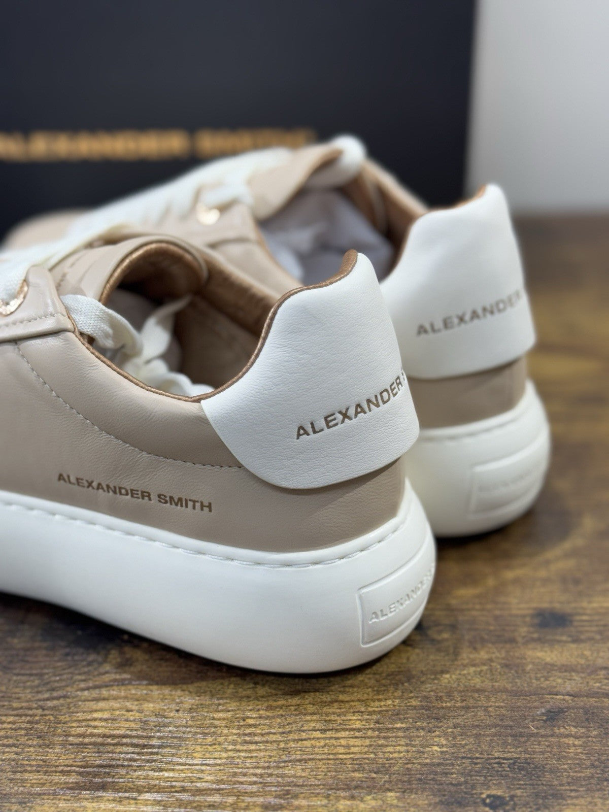 Alexander Smith Sneaker Soho Pelle Beige Donna 40