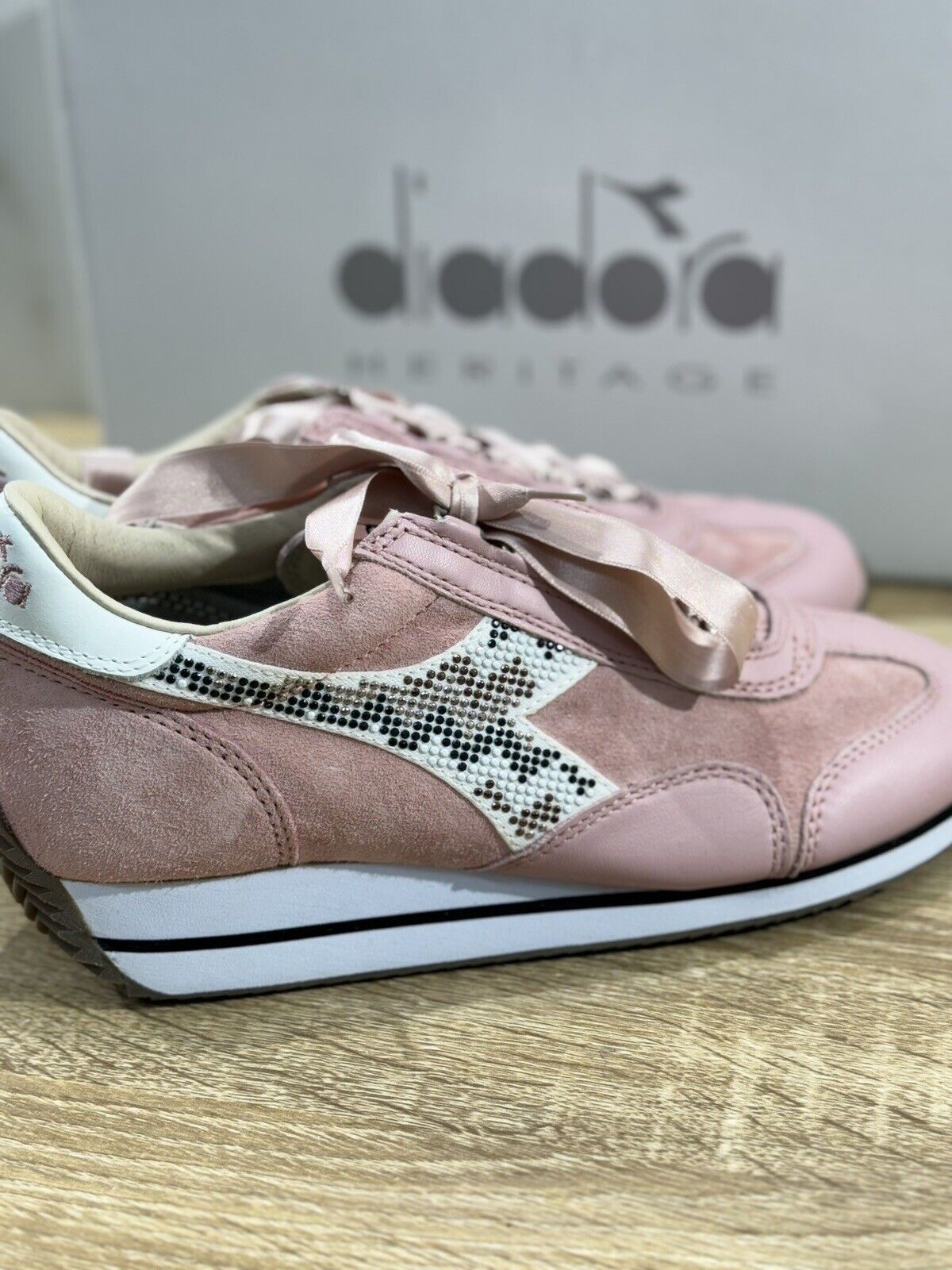 Diadora Heritage Sneaker donna  Equipe w HH Pearls Pelle Rosa Limited 38