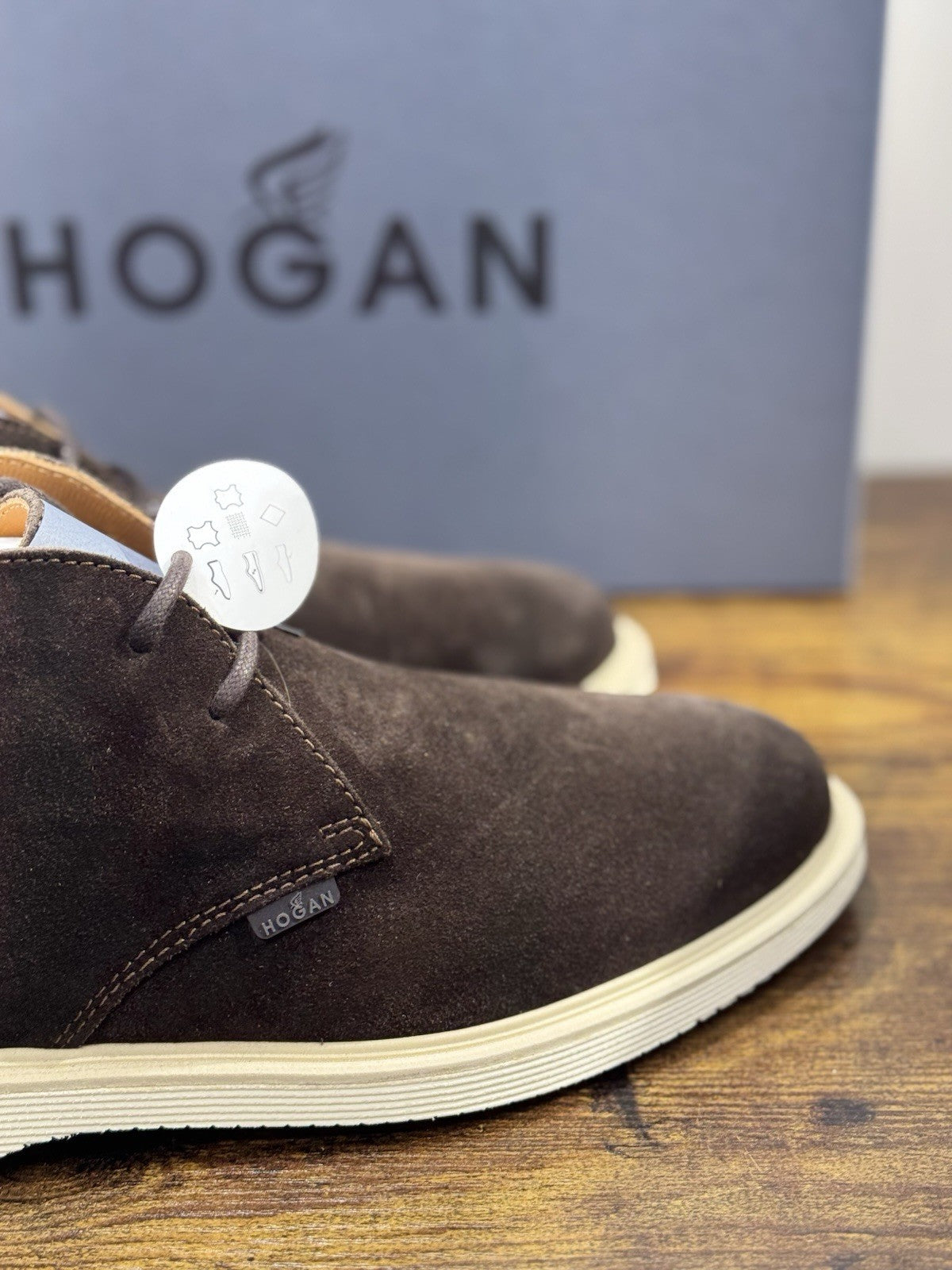Hogan H633 Polacco Suede T Moro  Memory Foam Casual Hogan Uomo 42