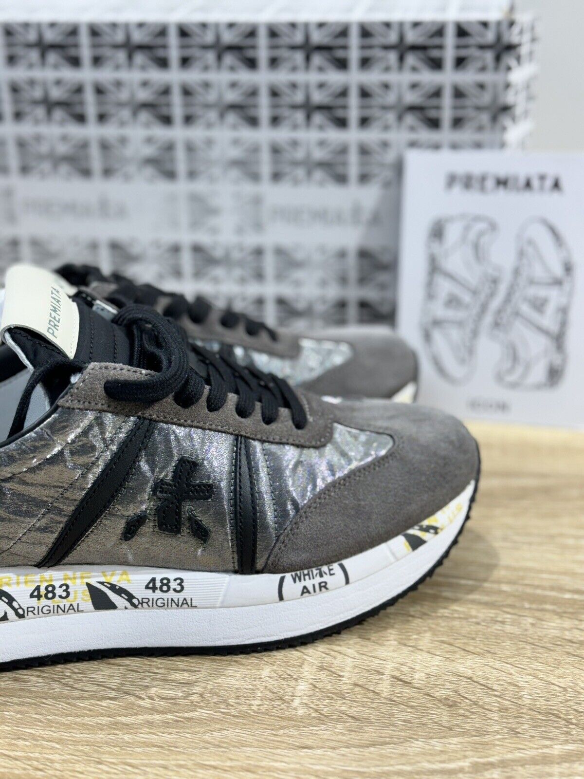 Premiata Conny   Sneaker Donna  Grigia   Casual Sneaker Woman Premiata 36