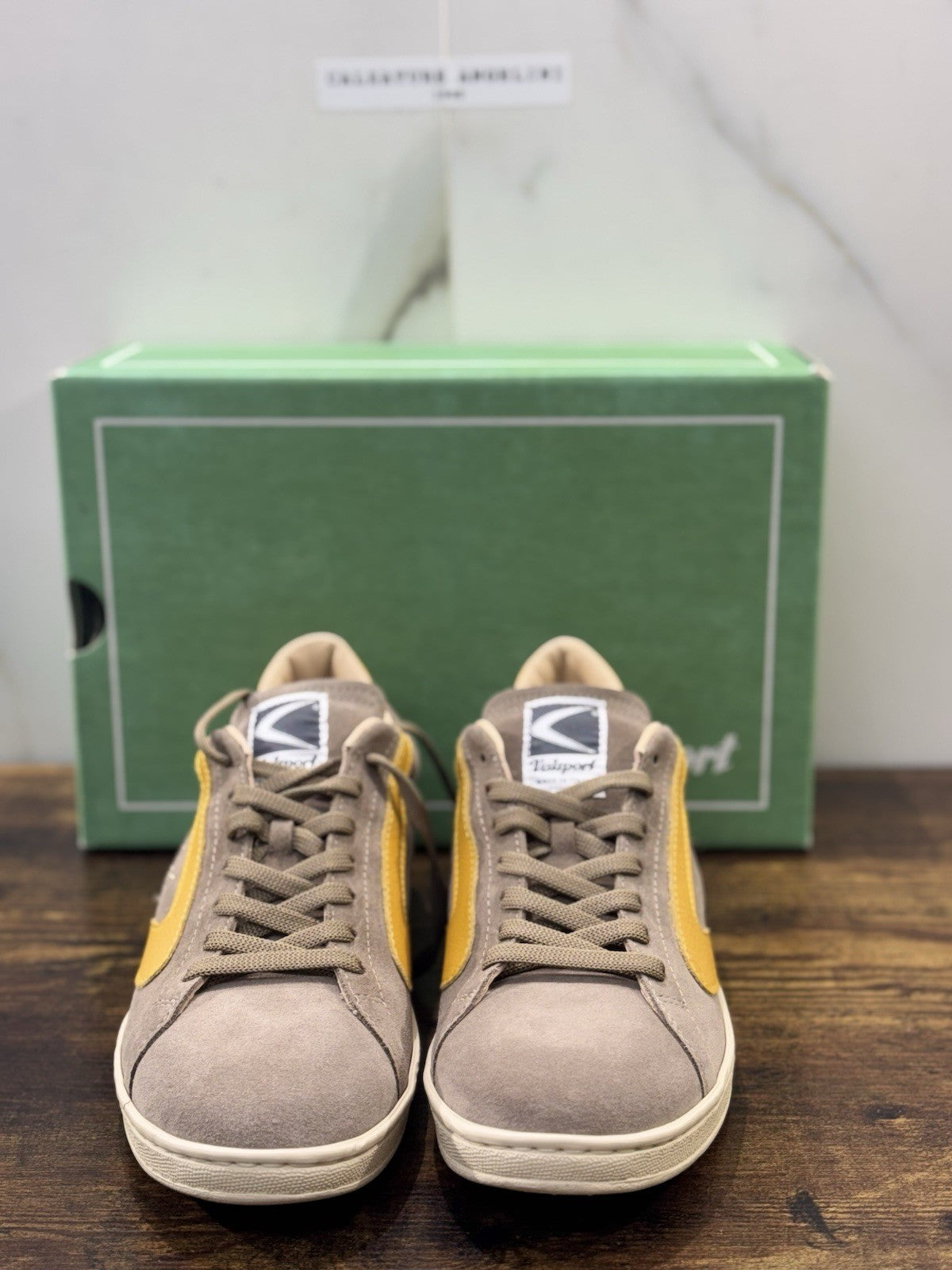 Valsport Tournament    Sneaker Pelle Suede Beige  Casual  Uomo 39