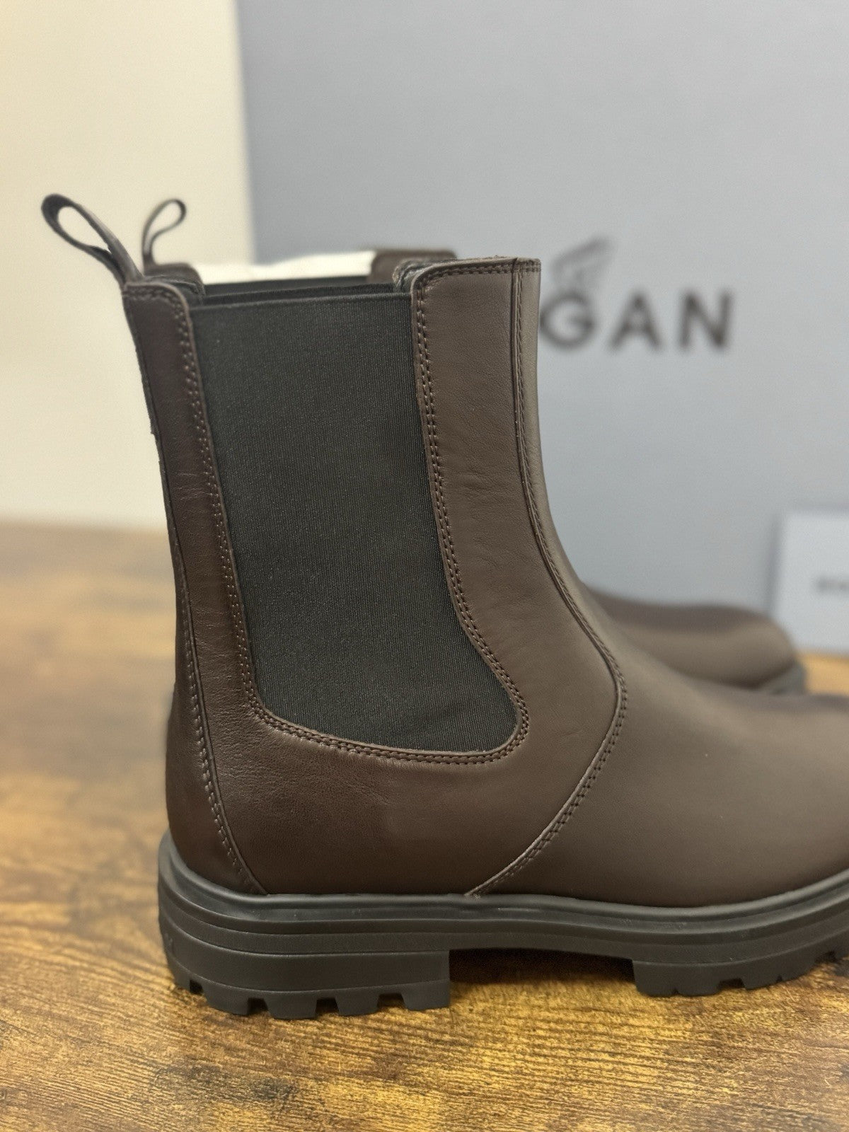 Hogan H673 Chelsea Boot Uomo Pelle  Testa Moro Extra Light Casual Boot Uomo 41.5