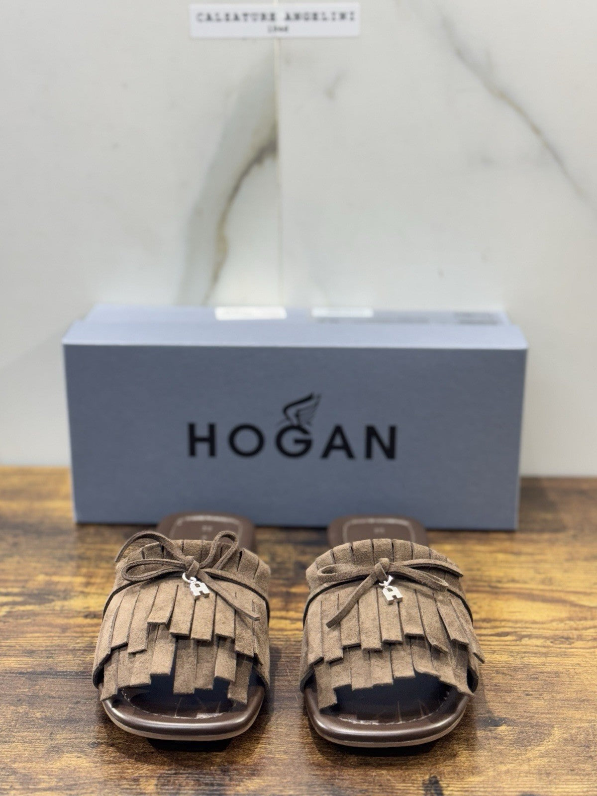 Hogan H685 Sandalo Suede T Moro  Casual Hogan Donna 36