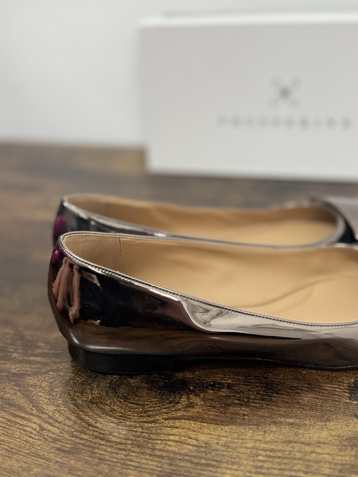 Prosperine Ballerina  Pelle Acciaio  Flat  Scarpa Donna 39