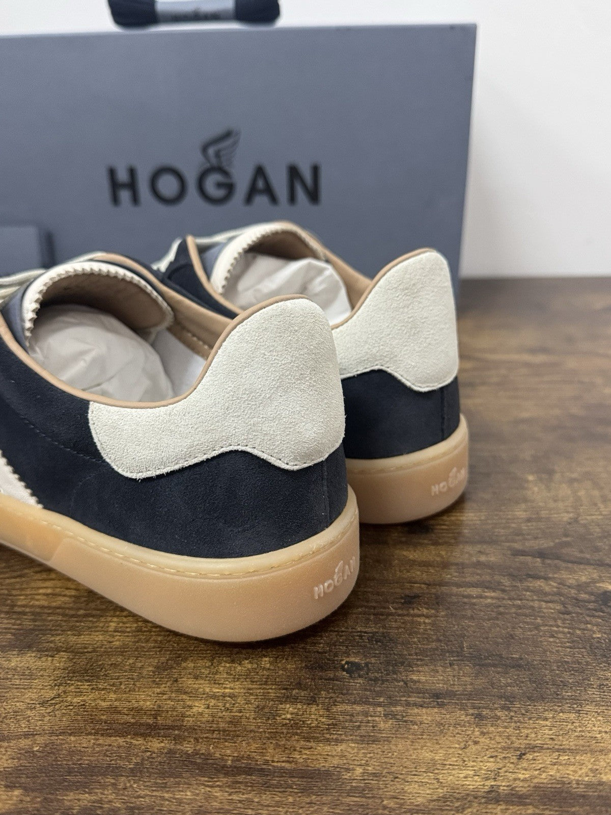 Hogan Cool Sneaker Suede Blu Casual Hogan Scarpa Uomo 40